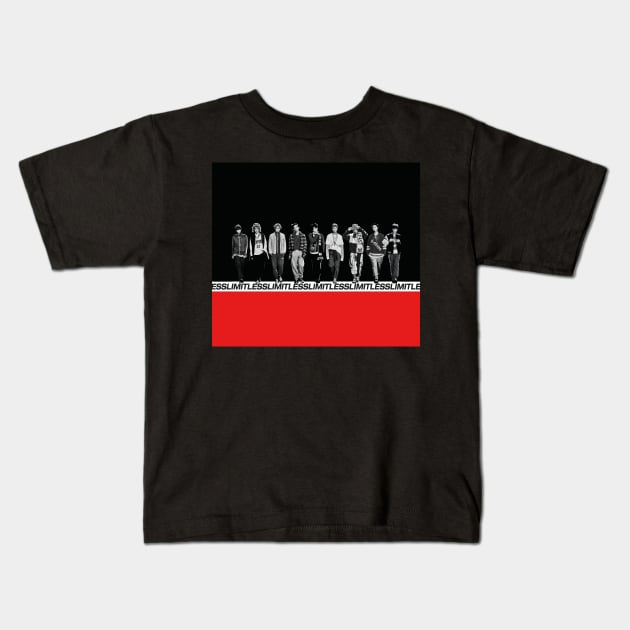 LIMITLESS - NCT 127 Kids T-Shirt by Duckieshop